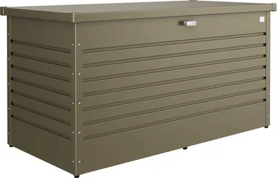 Produktbild von Biohort LeisureTime Box 160, Aufbewahrungsbox, Metallisch, Bronze, Rechteckig, Galvanisiertes Stahl, Einfarbig, Draußen