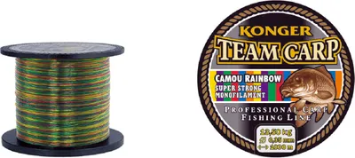 Produktbild von Team Karpfen Regenbogenlinie 0,25/1000 Konger