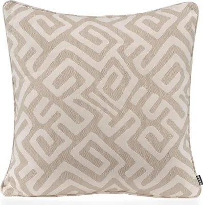 Produktbild von H.O.C.K. Naira Kissen mit Keder 60x60cm gemustert col. 0 weiß