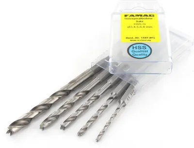 Produktbild von FAMAG lang 5-teilig. (èƒÂ€ÂšÂ¯ 3,4,5,6 und 8mm. Im Blister., Metall, Satz 5-tlg.)