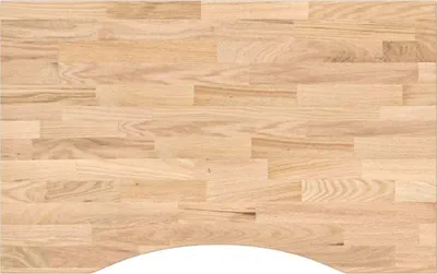 Immagine prodotto di Piano Scrivania 80x50x2,5 cm Rovere Massello Non Trattato