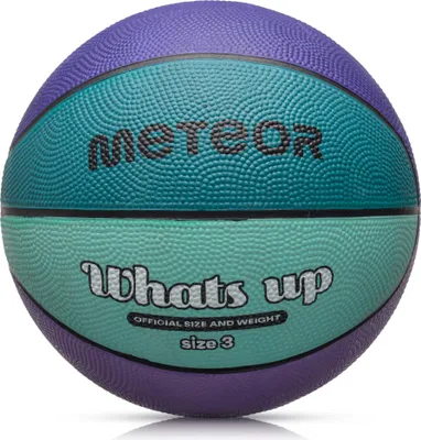 Produktbild von Meteor Basketball What's up Größe 3 Jugend 3-8 Jahre alt 3 lila/marine