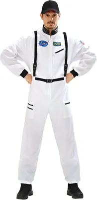 Produktbild von Astronaut Männer Kostüm Astronaut Gr. S-XXL - Raumfahrer Kosmonaut L