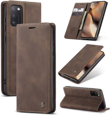 Produktbild von Hülle Samsung Galaxy A41 Handyhülle Klapphülle Tasche Etui Flip Case Dunkelbraun