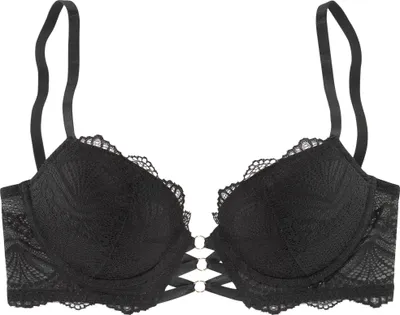 Produktbild von LASCANA Push-up-BH Eleonora schwarz Größe 70 Cup B