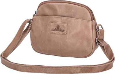 Produktbild von The Skandinavian Brand Damen Leder Umhängetasche beige : beige-26 Farbsortierung: beige-26