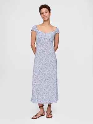 Produktbild von GAP Geblümtes Maxikleid XXS