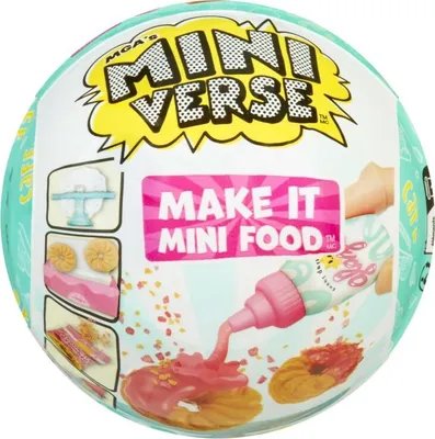 Obrázok produktu pre Miniverse Make It Mini Foods: Cafe Series 3B, 8 rok / roky, Viacfarebný, Plast, Živica