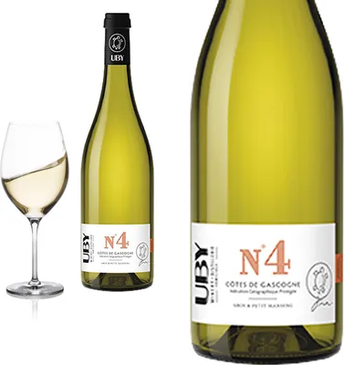 Produktbild von 6er Karton Uby N° 4 Gros et Petit Manseng süß von UBY WINERY - DISTILLERIE FAMILIALE- Weißwein #1