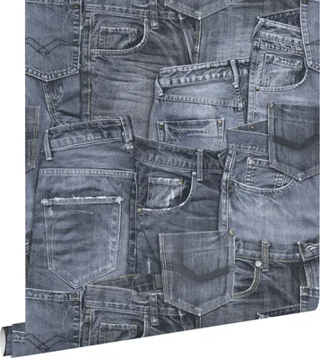 Obrázek produktu pro ESTAhome tapeta denim blue 53 cm x 10,05 m