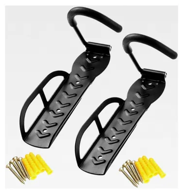 Produktbild von 2 Stück Wand Fahrradhalterung bis 25 kg inkl. Schrauben und Dübel