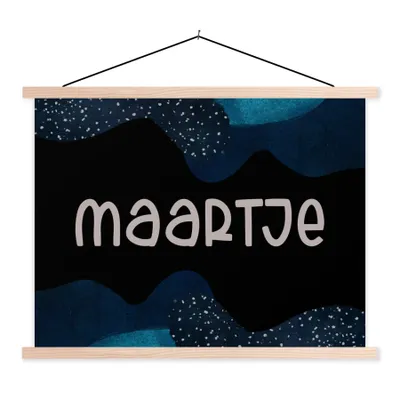 Produktbild von MuchoWow® Textilposter Maartje - Pastell - Mädchen 150x113 cm mit holzfarbenen Rahmen - Poster