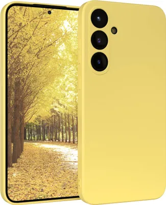 Produktbild von EAZY CASE - TPU Hülle für Samsung Galaxy S25 Plus, TPU Case stoßfeste Handyhülle, weiches Cover mit Kameraschutz, Silikonhülle in Gelb