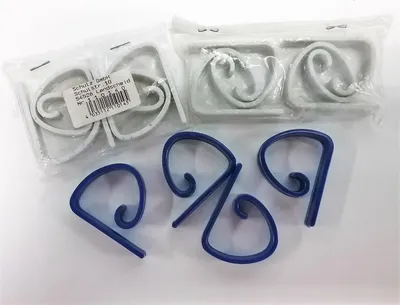 Produktbild von Tischtuchklammern 4 Stück Set im Beutel weiß oder blau