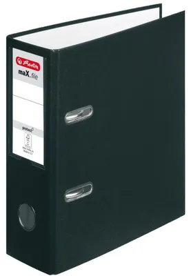 Produktbild von Herlitz 10842300, A5, Schwarz, 7,5 cm, 1 Stück(e)