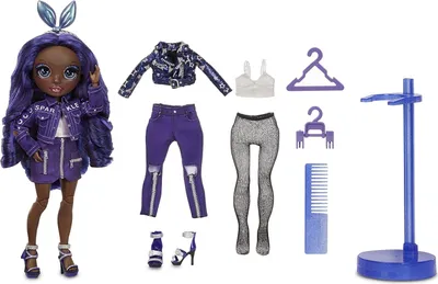 Obrázok produktu pre Rainbow High Fashion Doll- Krystal Bailey – Indigo, Veľká bábika, Žena, 5 rok / roky, Dievča, Viacfarebný