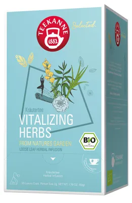 Produktbild von TEEKANNE  Luxury Cup Vitalizing Herbs -Tee 25 Portionen