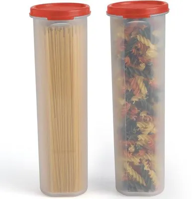 Obrázek produktu pro Vzduchotěsné úložné boxy bez BPA, sada 2 ks průhledných kuchyňských boxů
