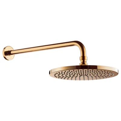 Immagine prodotto di Omnires  WGSET1GL Soffione doccia con braccio da 25 cm, dorato
