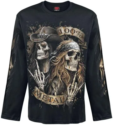 Produktbild von Spiral Langarmshirt Herren Pure Metal schwarz L