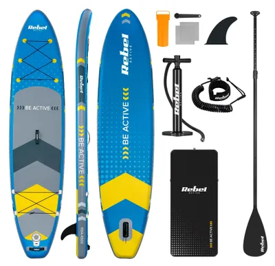 Produktbild von Aufblasbares SUP Board mit Paddel- und Pumpen-Set