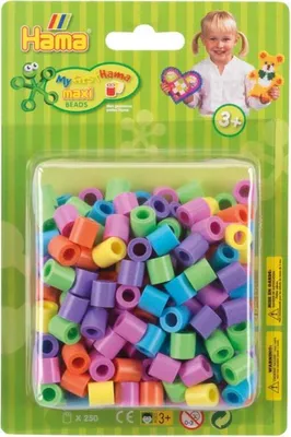 Immagine prodotto di Maxi Strijkkralen Hama Mix Pastel 250 pezzi