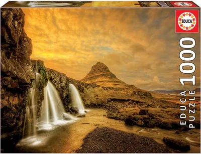 Obrázek produktu pro Puzzle 1000 dílků Kirkjufellsfoss vodopád, Island 17971