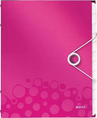Obrázek produktu pro Leitz WOW, A4, Polypropylen (PP), Metalická, Růžová, 200 listy, 265 mm, 17 mm
