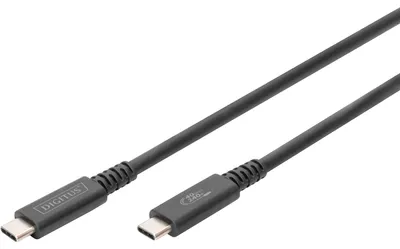 Produktbild von DIGITUS USB 4.0 Typ-C Anschlusskabel 0,8m, 8K