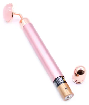 Produktbild von Rollenmassagegerät mit Edelstein-Vibration – Rosenquarz