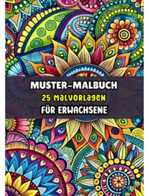 Produktbild von Muster-Malbuch - 25 Malvorlagen für Erwachsene