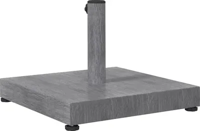 Immagine prodotto di vidaXL Supporto per ombrellone Grigio scuro effetto legno 45 x 45 x 31,5 cm