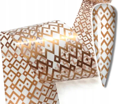 Produktbild von Nagel-Transferfolie 10Cmx4Cm Geometrie