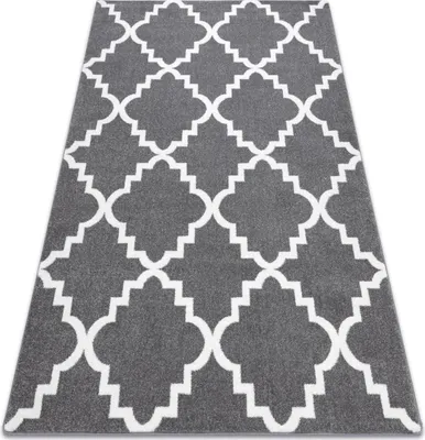 Produktbild von Teppich SKETCH - F343 grau /weiß trellis Grau 140x190 cm