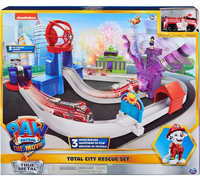 Zdjęcie produktu dla PAW Patrol PAW DCT TotalCityRescuePlaysetMovie GML, Zestaw pojazdów i torów, 3 lat(a), Wielobarwny