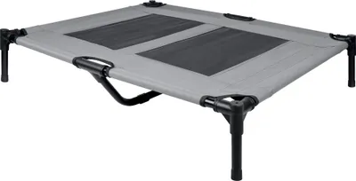 Obrázek produktu pro XMTECH lehátko pro psy se stříškou pelíšek pro psy lehátko pro psy z látky rozkládací pohovka pro psy do 50 kg vnitřní a venkovní (92x76x92cm, šedá)