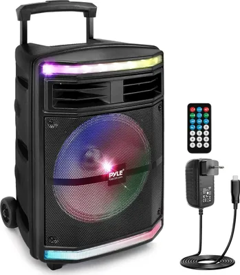 Bluetooth-Lautsprecher Mit LED-Licht – Tragbar, Bluetooth 5.3, Für Outdoor, Camping & Reisen
