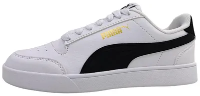 Immagine prodotto di Scarpe da bambino Puma Schuffle Jr, sneakers da uomo, modello basso, colore bianco, ideali per il tempo libero