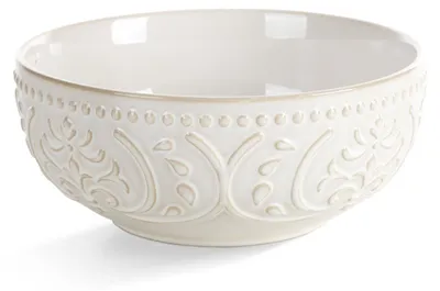 Zdjęcie produktu dla Misa ceramiczna okrągła VENUS 21x9 cm kremowa dekoracyjna