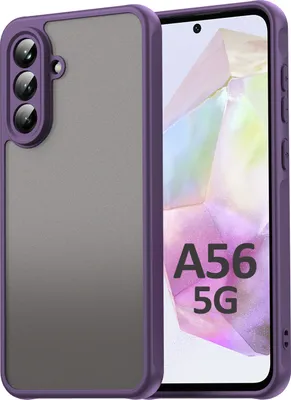 Produktbild von Handyhülle für Samsung Galaxy A56 Matt Stoßfest Schutzhülle Back cover in Lila