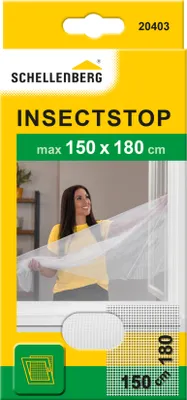 Immagine prodotto di Zanzariera Schellenberg 150x180cm con nastro di fissaggio bianco