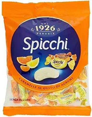 Produktbild von Perugina Spicchi Gusto agrumi Zitrusgewürzte Süßigkeiten italien 200g Beutel