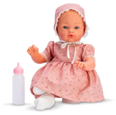 Produktbild von Asi Babypuppe Koke 36cm - Puppenspielzeug rosa Kleid