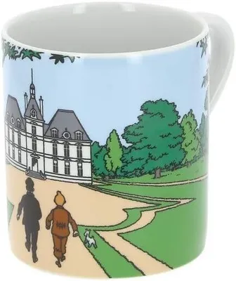 Zdjęcie produktu dla Kubek ceramiczny Tintin - Zamek Mühlenhof (300 ml)