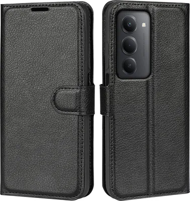 Produktbild von Hülle für Xiaomi Redmi 15 Handyhülle Handy Tasche Klapphülle Flipcase Wallet Case Etui Schwarz