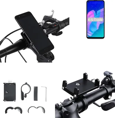 Produktbild von K-S-Trade Handyhalterung für das Fahrrad kompatibel mit Huawei Y7p Halter Lenkstange Fahrradhalterung Motorrad Bike Mount Befestigung Smartphone