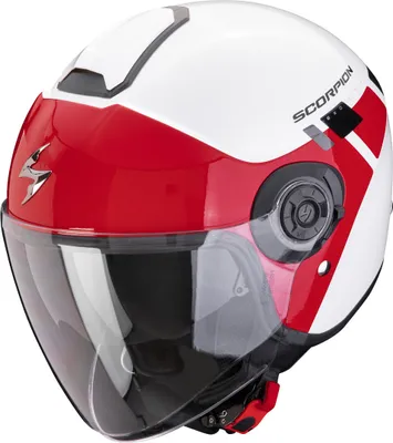 Zdjęcie produktu dla Kask Scorpion Exo-City II Mall jet, biały/czerwony, XS (54/55)