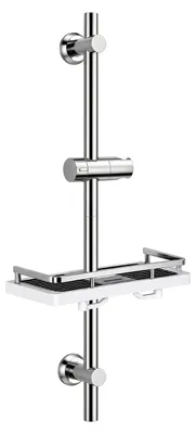 Productafbeelding van Roestvrij Stalen Douchestang 70 cm met Doucheplank, Verchroomd