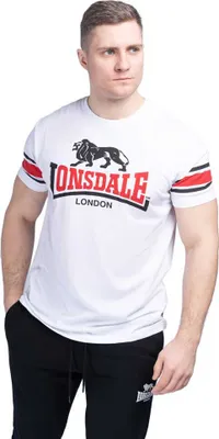 Obrázek produktu pro Pánské tričko regular fit HEMPRIGGS White/Black/Red XXL Lonsdale