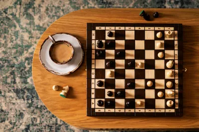 Produktbild von Olympisches Schach (36X36Cm)